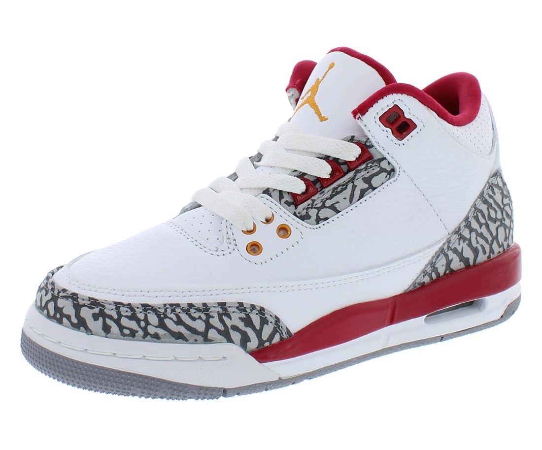 Jordan Boys Air Jordan 3 Retro Sneakers for Little Kids - Stylish Basketball Shoes for School, Play & Everyday Wear
