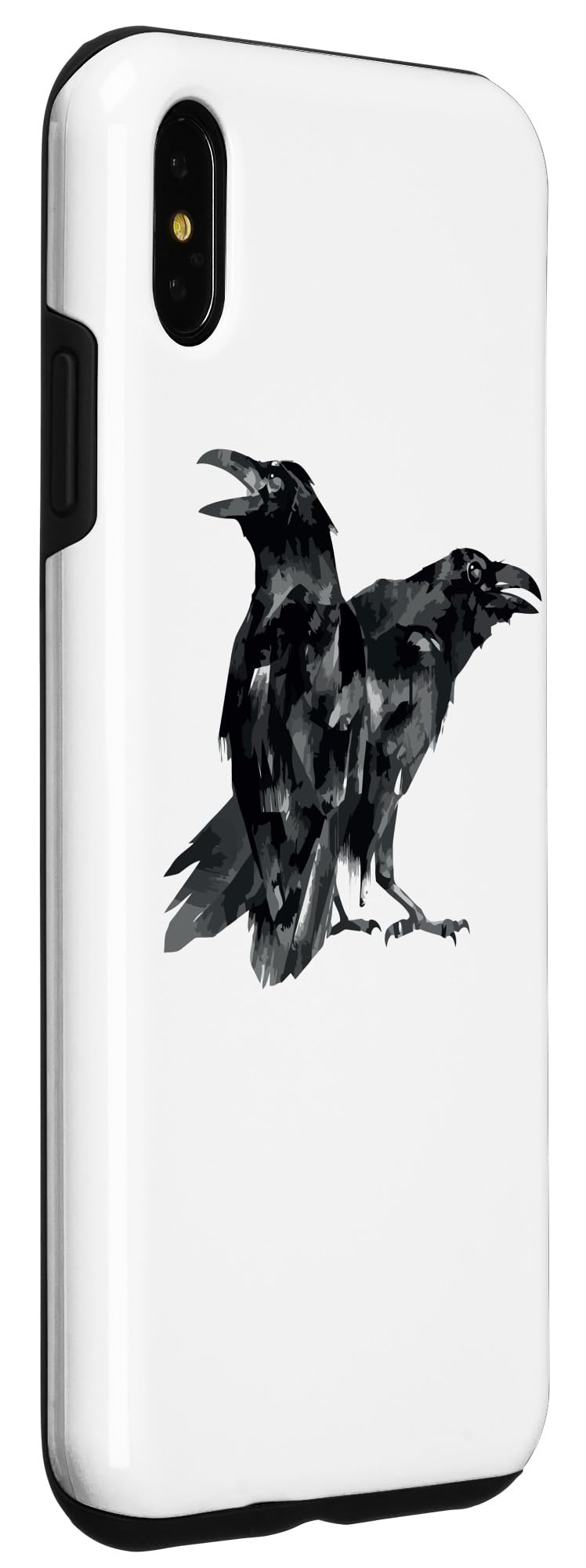 iPhone XS Max Case - Gothic Raven & Crow Design - Shockproof Protective Cover for iPhone XS Max - Perfect for Halloween, Gothic Style & Nature Lovers