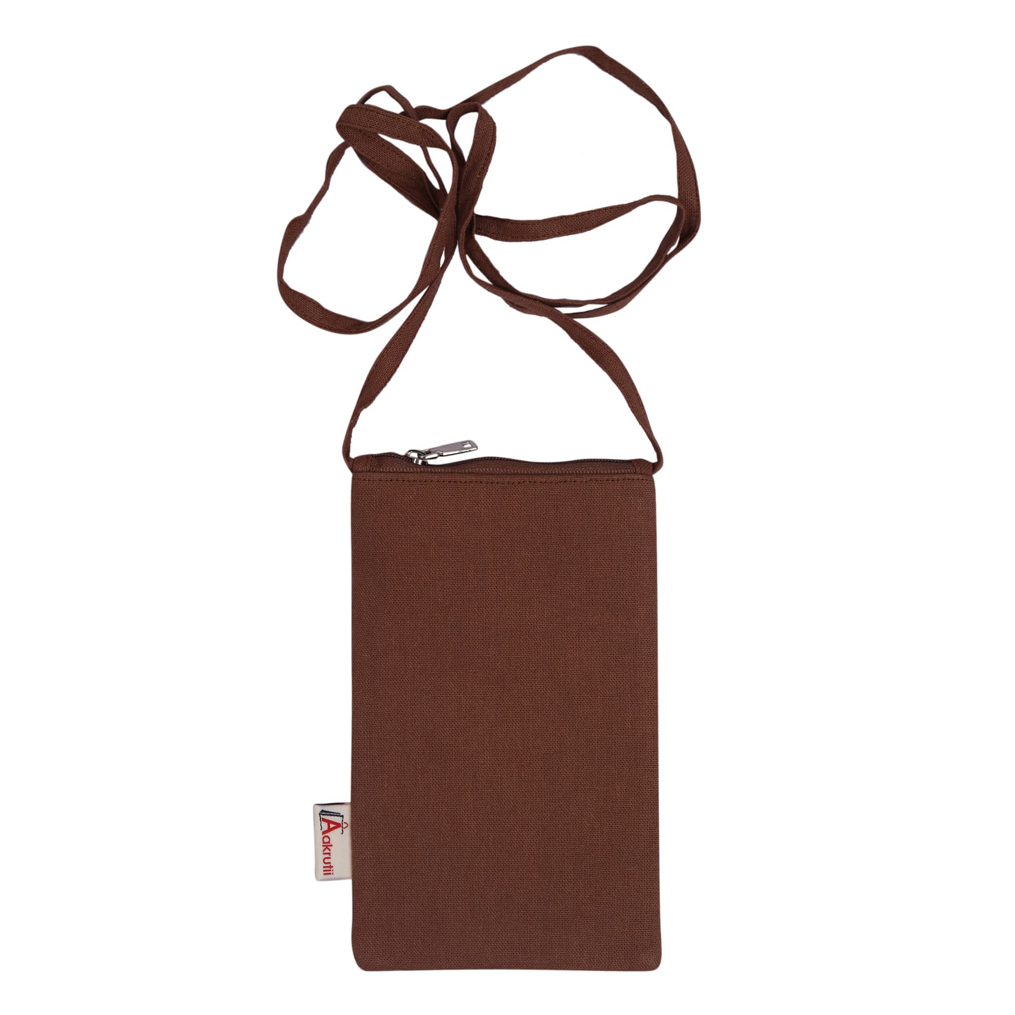 Aakrutii Handmade Women's Embroidery Cotton Crossbody Phone Purse - Eco-Friendly Small Sling Bag for Phone Holder & Essentials | Perfect for Shopping, Travel & Daily Use