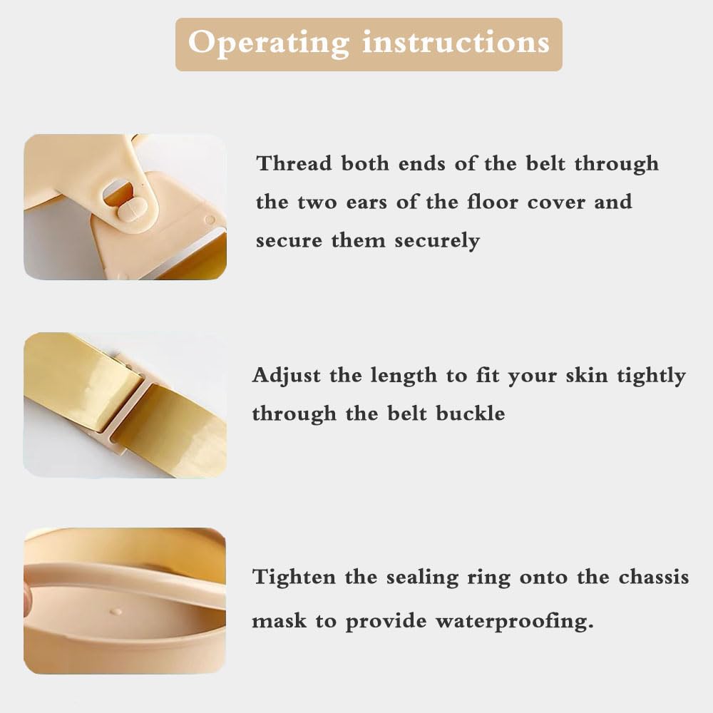 Waterproof Ostomy Shower Cover - Skin-Friendly Colostomy Bag Protector for Bathing | Ideal for Post-Surgery Care & Daily Hygiene
