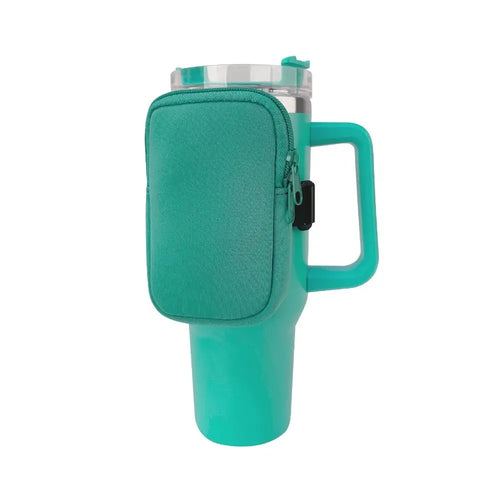 Neoprene Water Bottle Holder for Stanley Quencher 40oz & 20oz - Insulated Sleeve for Adventure, Hiking, Gym & Outdoor Activities