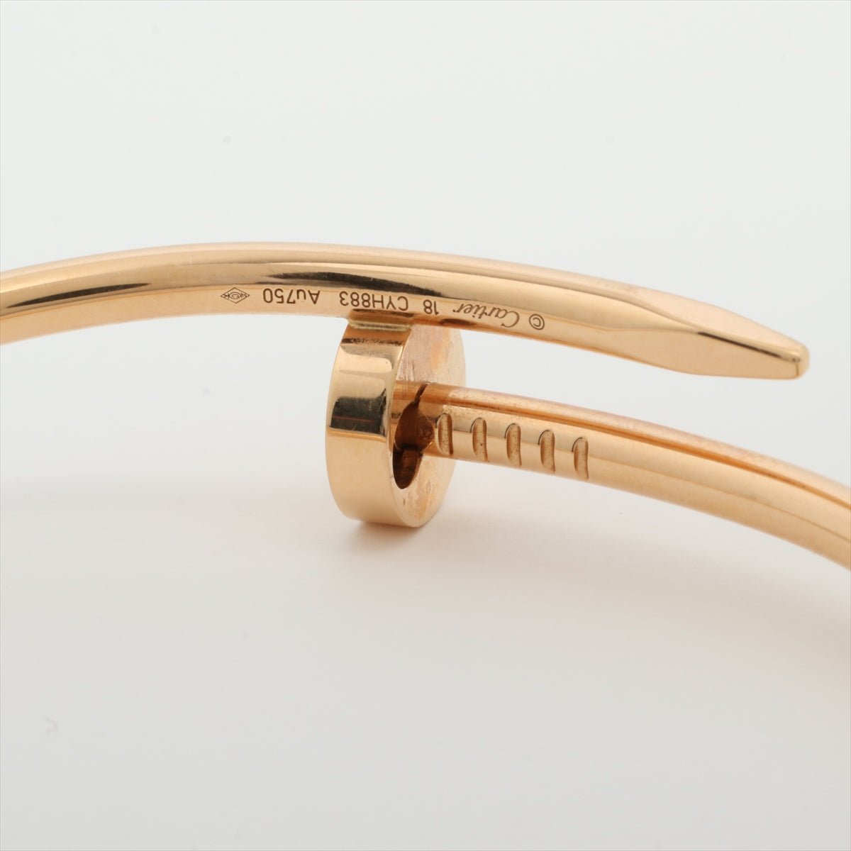 Cartier Juste Un Clou JUC 18 Pink Gold Bracelet for Women - Luxury Nail Design Bangle for Everyday Wear & Special Occasions