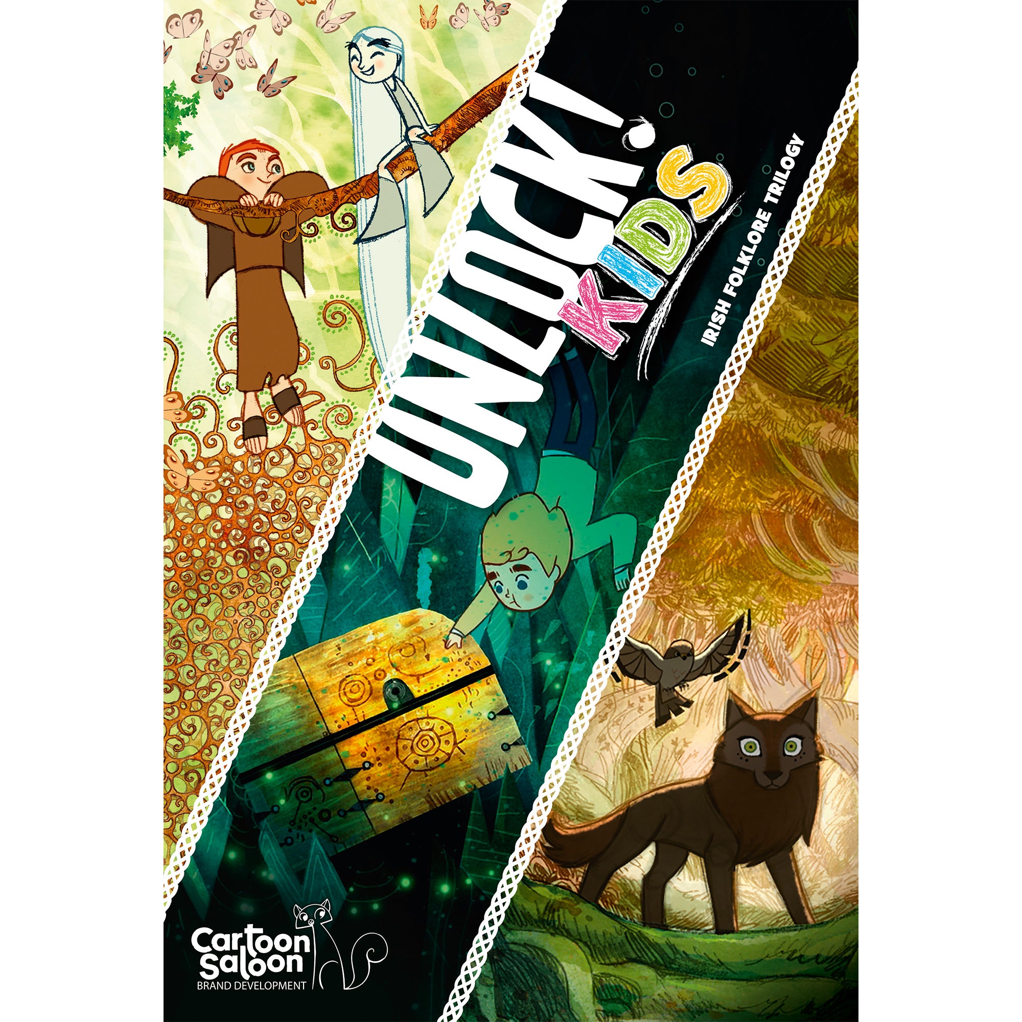 UNLOCK! Kids Irish Folklore - Fun Educational Card Game for Children | Family Game Night & Classroom Learning Activity