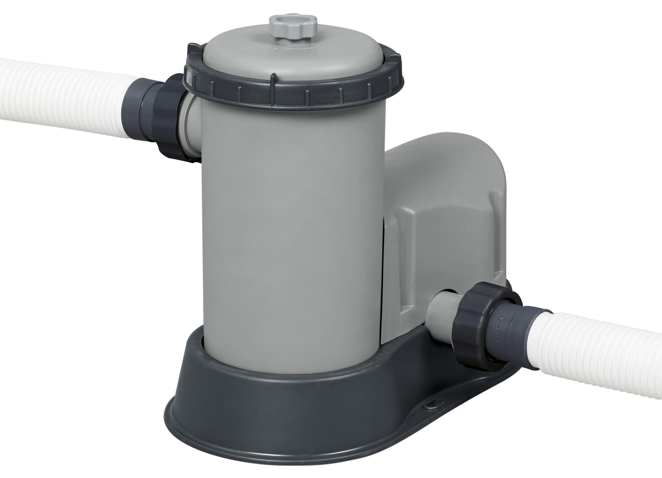 Bestway 58390E Flowclear 1500 GPH Filter Pump for Above Ground Pools (300-8,400 Gallons) - Includes Adaptors & Energy-Saving Plug | Perfect for Backyard Swimming Pools, Inflatable Pools & Water Filtration Systems