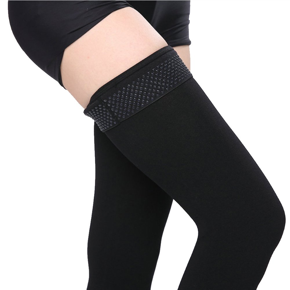 Thigh High Compression Socks for Men & Women - 20-30 mmHg Medical Grade Support Stockings for Circulation, Varicose Veins & Swelling Relief - Perfect for Travel, Nursing & Running
