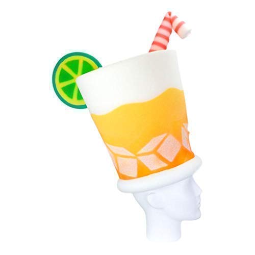 Foam Party Hats - Fun Cocktail Glass & Dress Hats for Bartenders | Signature Bar Decor for Themed Parties & Nightclub Events