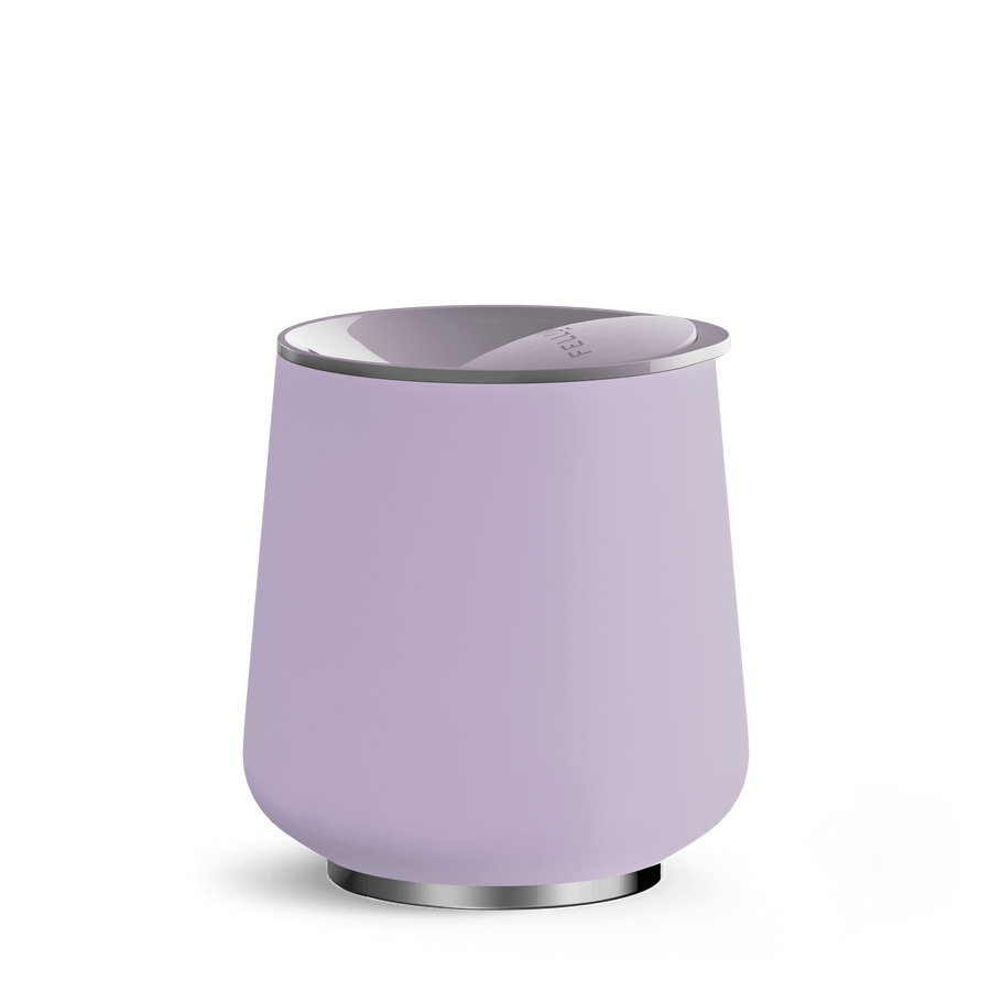 Fellow Ruby Wine Tumbler - 14oz Insulated Stainless Steel Wine Glass with Lid, Peri Twinkle Color - Perfect for Outdoor Picnics, Dinner Parties & Home Entertaining