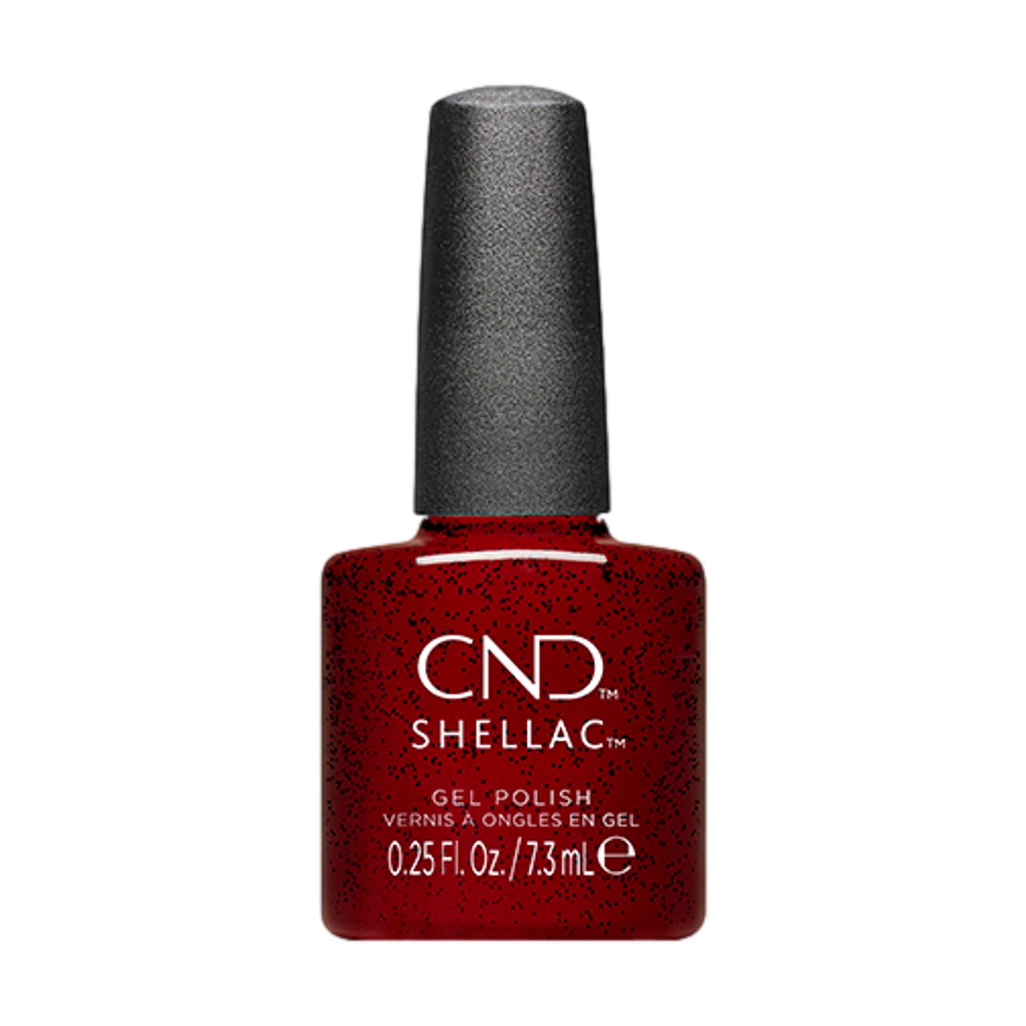 CND Shellac Nail Polish - Needles & Red (0.25 fl oz) - Long-Lasting Gel Polish for Professional Manicures & Pedicures - Perfect for Salons, Home Use & Special Occasions