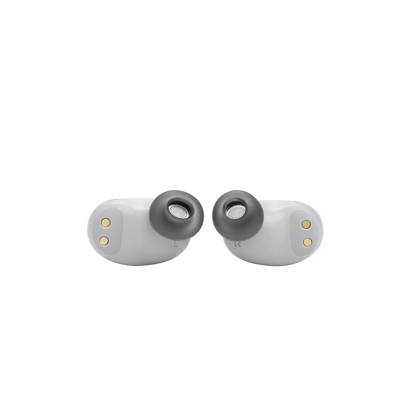JBL Live Free 2 True Wireless Noise Cancelling Earbuds - 35hr Playtime, 6-Mic Clear Calls, IPX5 Waterproof, Oval Design for Comfort & Bass (Silver) | Perfect for Workouts, Commuting & Travel