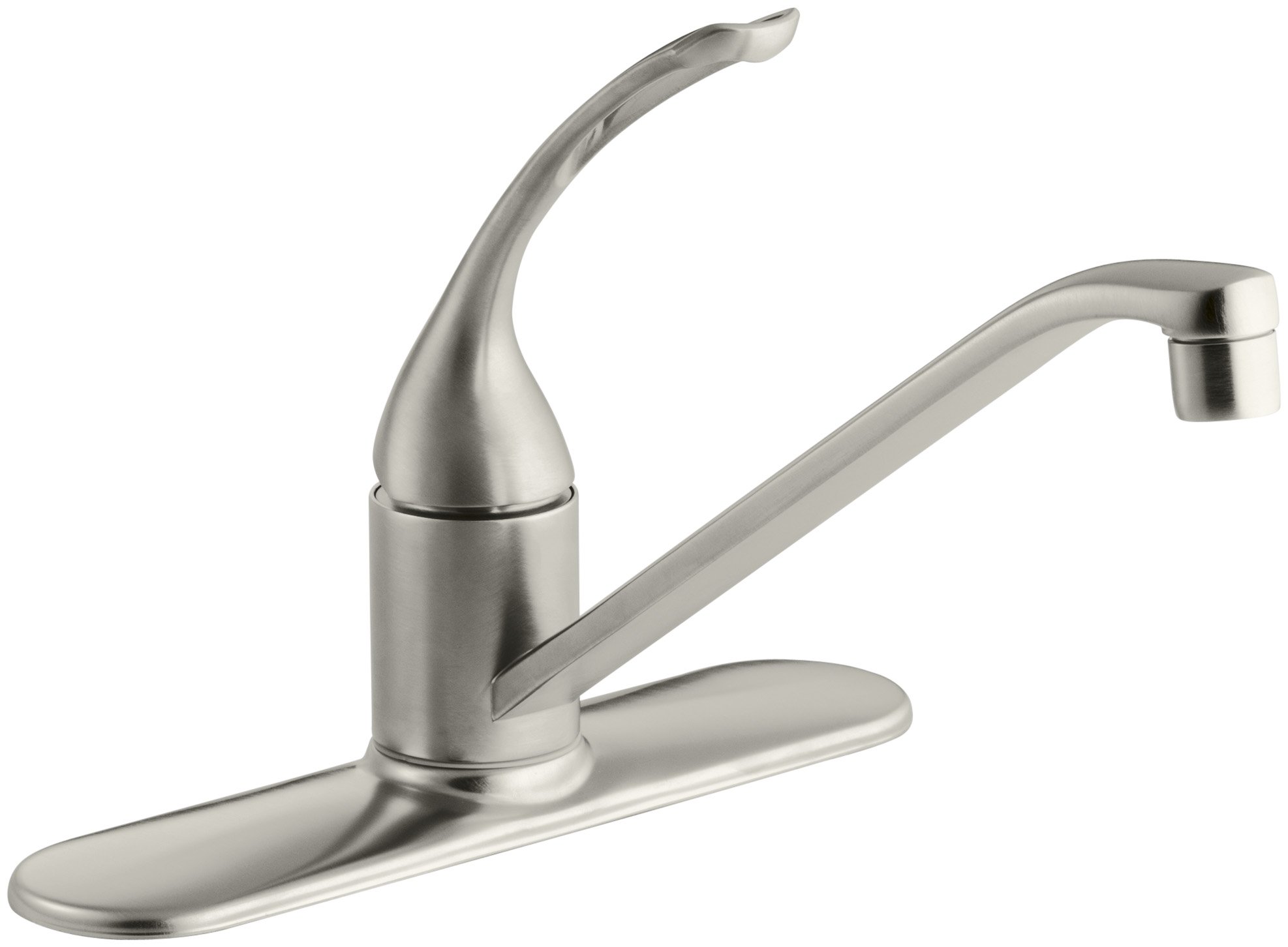 KOHLER K-15171-FL-BN Coralais Single Handle Kitchen Faucet with Pull-Down Sprayer, Brushed Nickel Finish - Perfect for Modern Farmhouse & Contemporary Kitchen Renovations