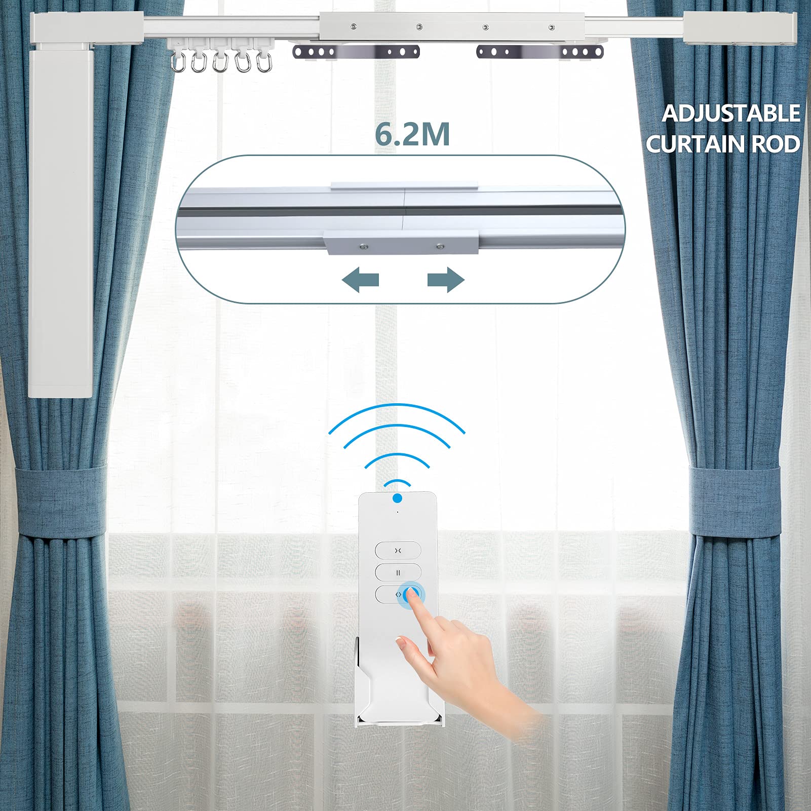Smart Motorized Curtain Track 87