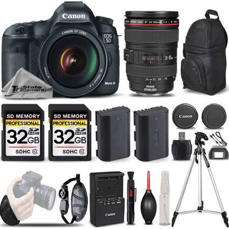 Canon EOS 5D Mark IV DSLR Camera 30.4MP with 24-105mm f/4L IS USM Lens Kit - Professional Photography, Wedding & Travel Shooting