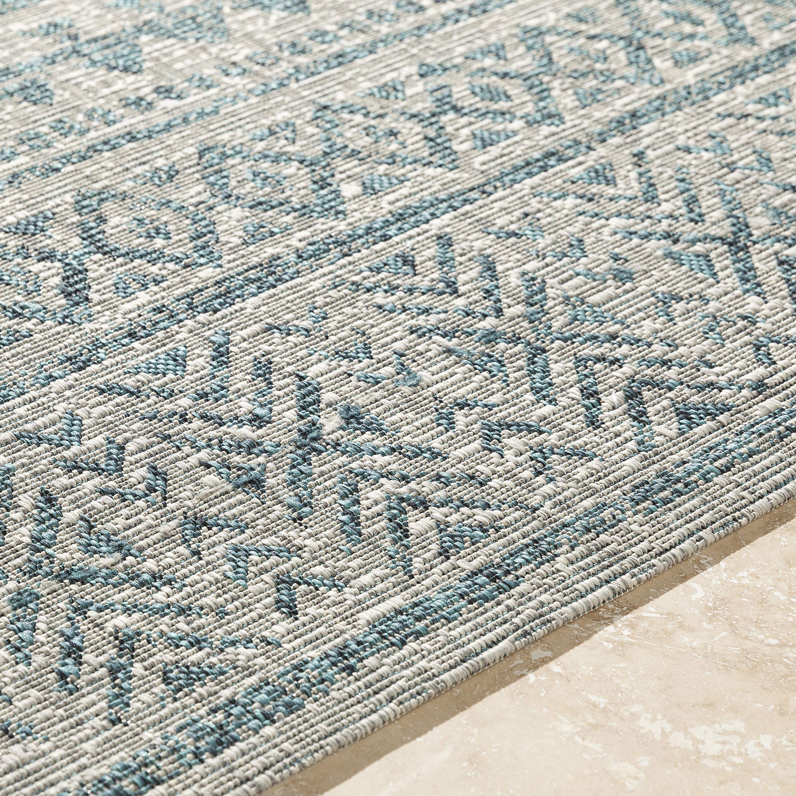 Artistic Weavers Esperanza/Renate 5x8 Feet Teal Area Rug - Soft Modern Bohemian Design for Living Room, Bedroom & Home Decor