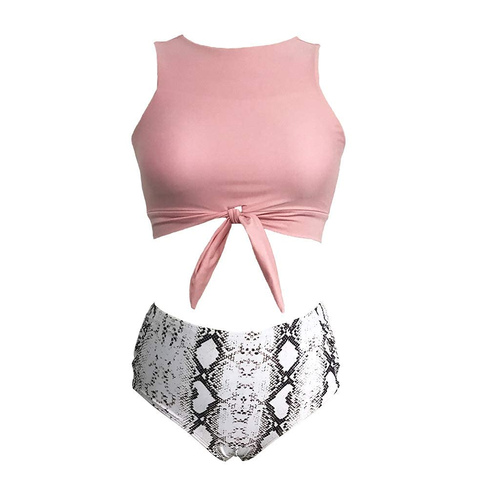 **Women's High Waisted Bikini Set - Sexy Padded Swimsuit, Soft & Comfortable Bathing Suits for Women - Medium (Color: Yt54) | Perfect for Beach, Pool & Summer Vacations**