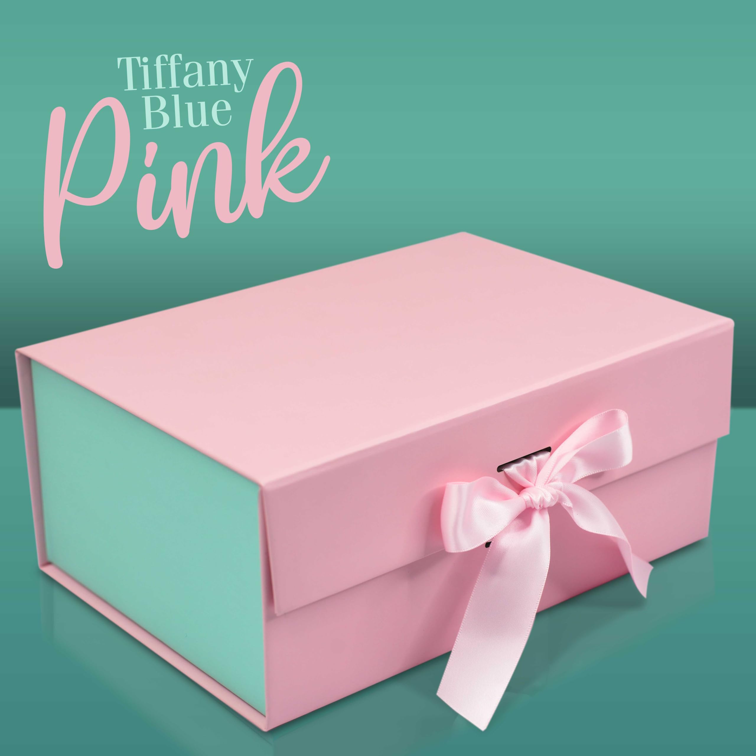 Premium Rigid Gift Box for Presents - 23x16x10cm Baby Pink Gift Packaging Box, Holds Up to 5kg - Perfect for Birthday Gifts, Wedding Favors, Corporate Gifts & Special Occasions