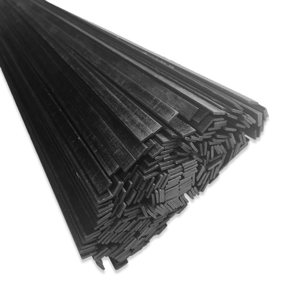 1 Meter Carbon Fiber Strip (1pc) - Durable & Lightweight for DIY Projects, RC Models, Automotive & Marine Applications - Choose Your Size