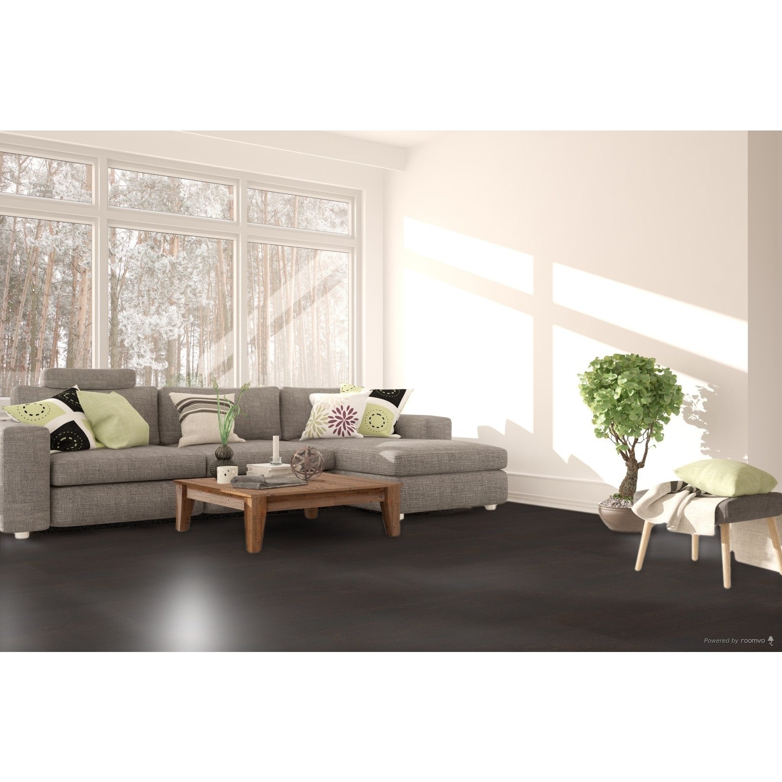 Amorim Wise Cork Floating Plank - Nightshade 7.5x48 - Waterproof & Eco-Friendly Flooring for Living Room, Bedroom & Kitchen