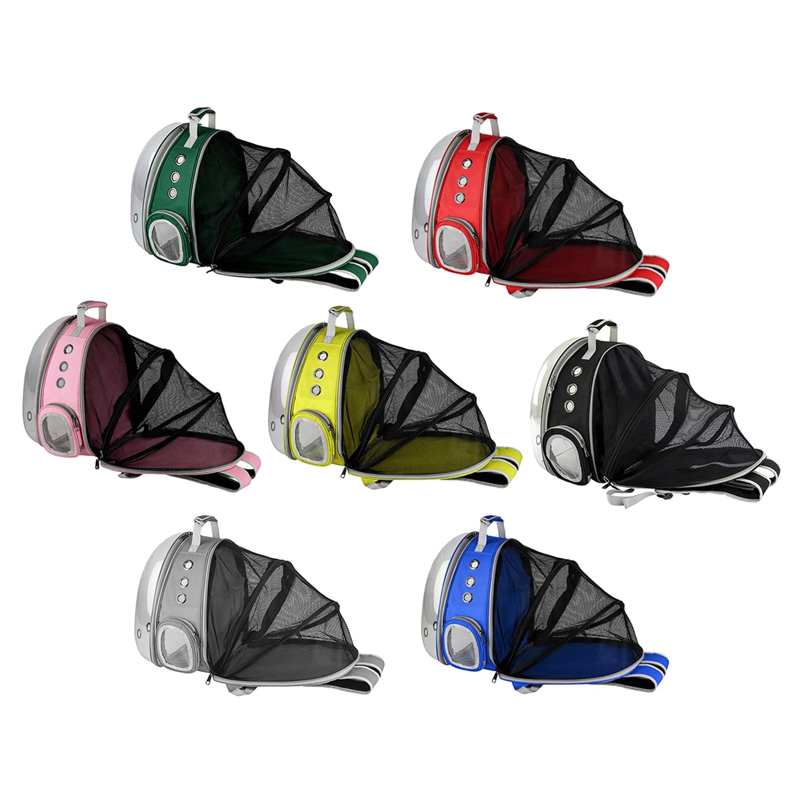Enakshi Expandable Cat Carrier Backpack - Clear Bubble Pet Travel Backpack for Cats & Small Dogs, Airline Approved, Breathable & Durable, Perfect for Hiking, Traveling, Sightseeing & Outdoor Adventures | Yellow