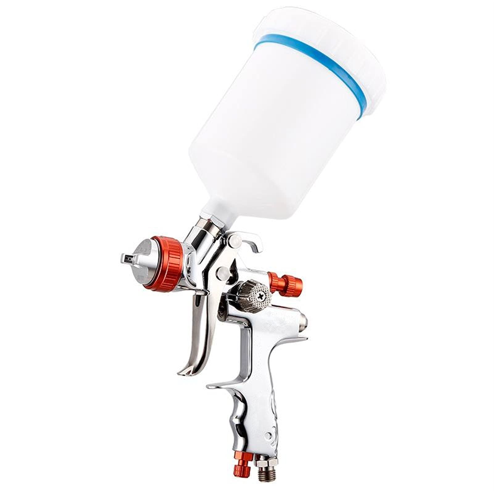 MAYNUO Professional 1.3mm LVMP Gravity Feed Air Paint Spray Gun Set with 600cc Cup - Perfect for Automotive Painting, Furniture Refinishing & DIY Projects