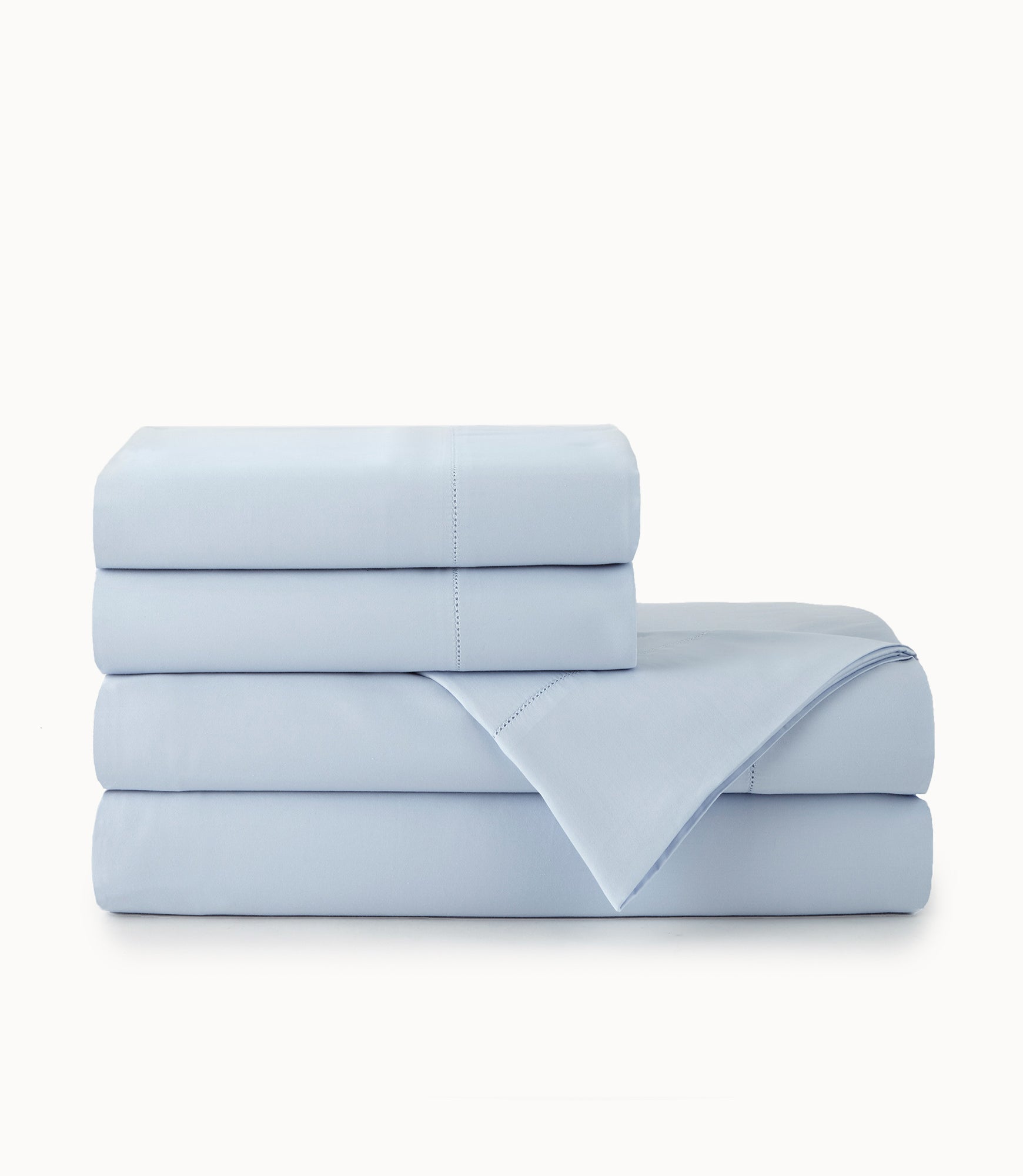 Premium Clara Sateen Sheet Set - Soft 100% Cotton Bed Sheets, Breathable & Wrinkle Resistant - Perfect for Master Bedroom, Guest Room & Dorm Use