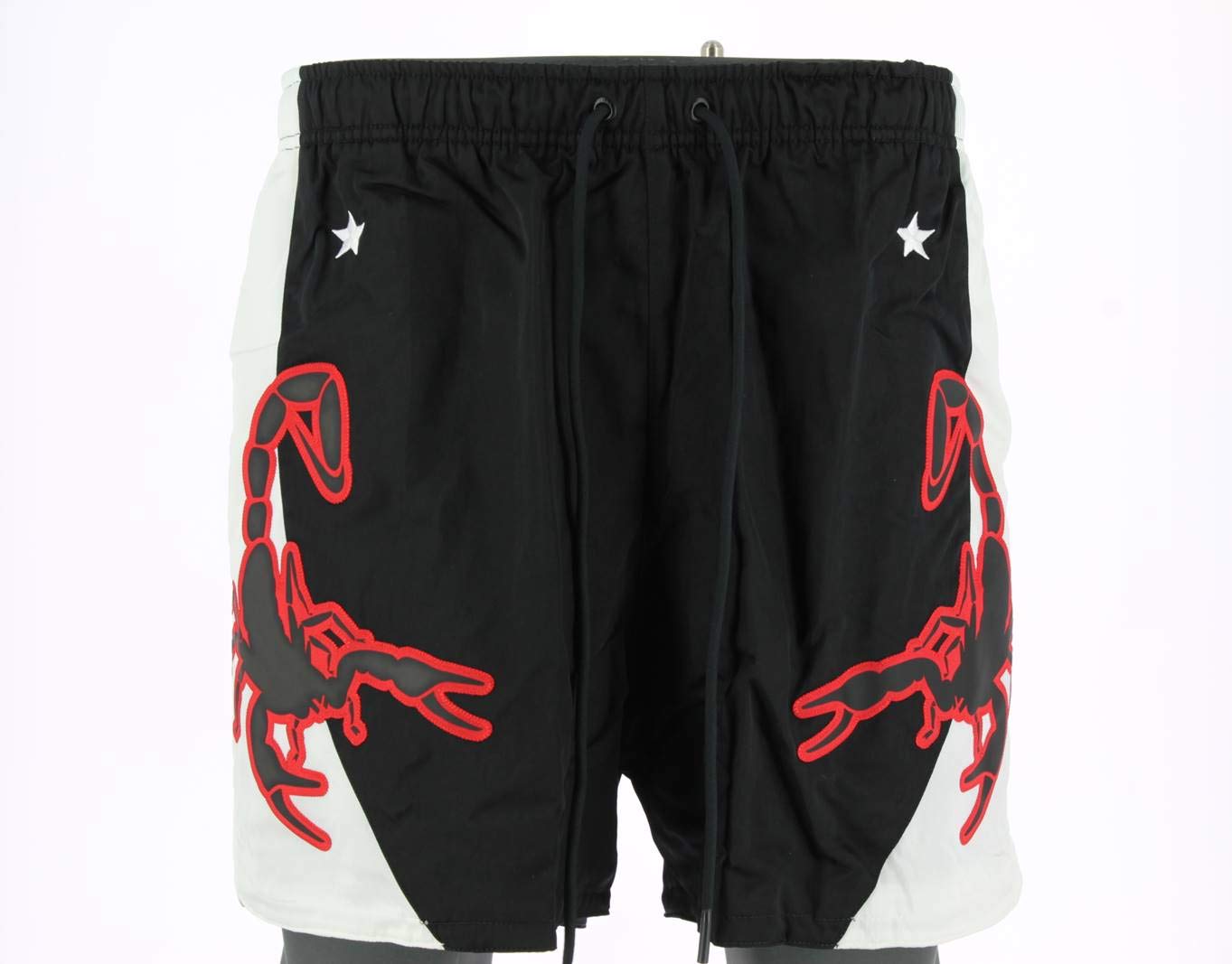 Nike Men's Sportswear NSW Woven Scorpion Shorts - Medium, Black/White - Athletic Training, Gym Workout & Casual Wear for Men