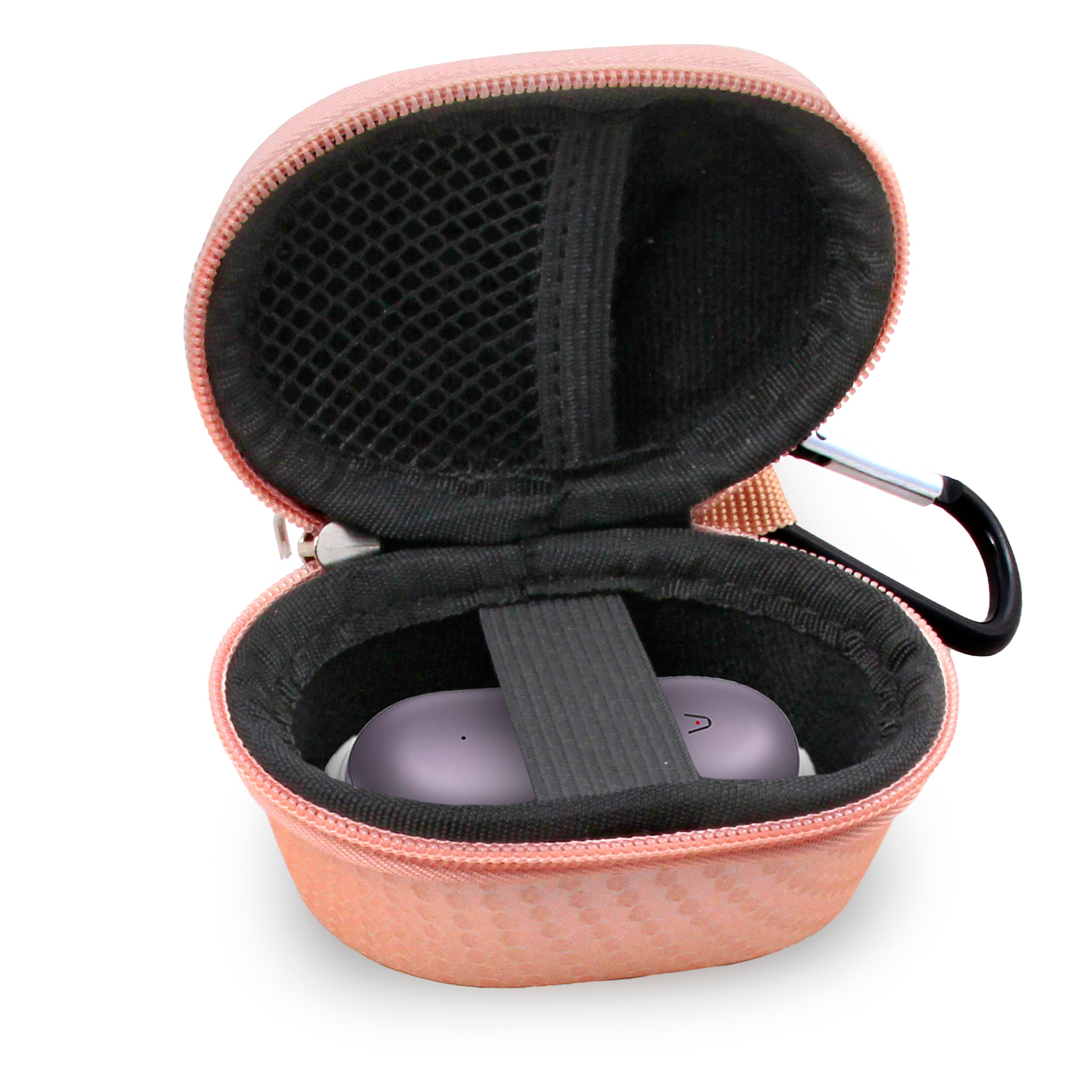 CASEMATIX Rose Gold Travel Case for Plaud Notepin AI Wearable Recorder - Protective Storage with Charging Accessories | Perfect for Business Meetings, Lectures & Travel Organization