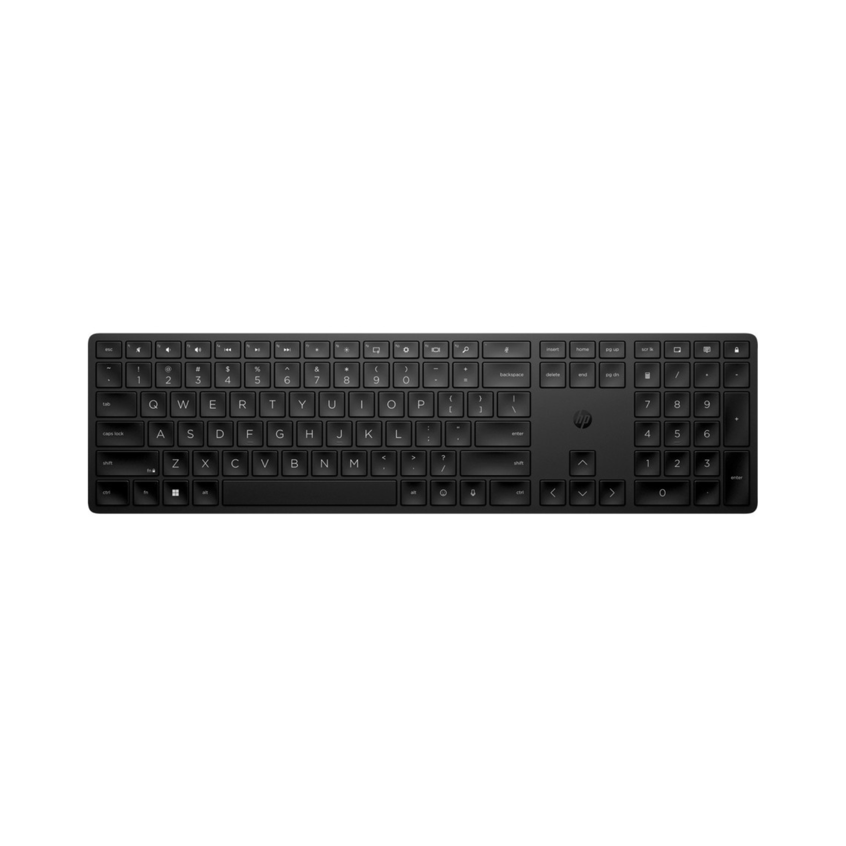 HP 450 Wireless Programmable Keyboard - Customizable Shortcuts for Gaming & Office Work | Compatible with PC, Mac & Laptop | Ergonomic Design for Comfortable Typing