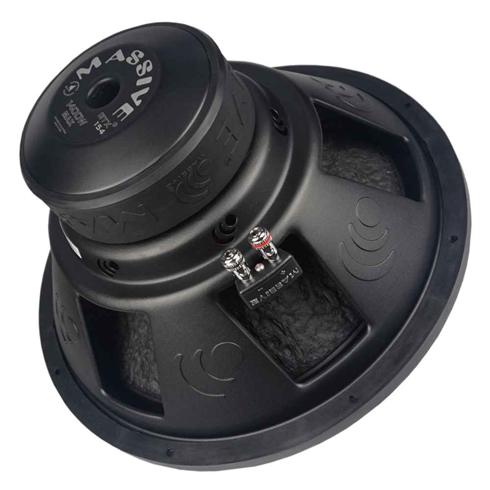 GTX154 15-Inch 700 Watts RMS Dual 4 Ohm Car Subwoofer - Powerful Bass for Car Audio Systems & Home Theater