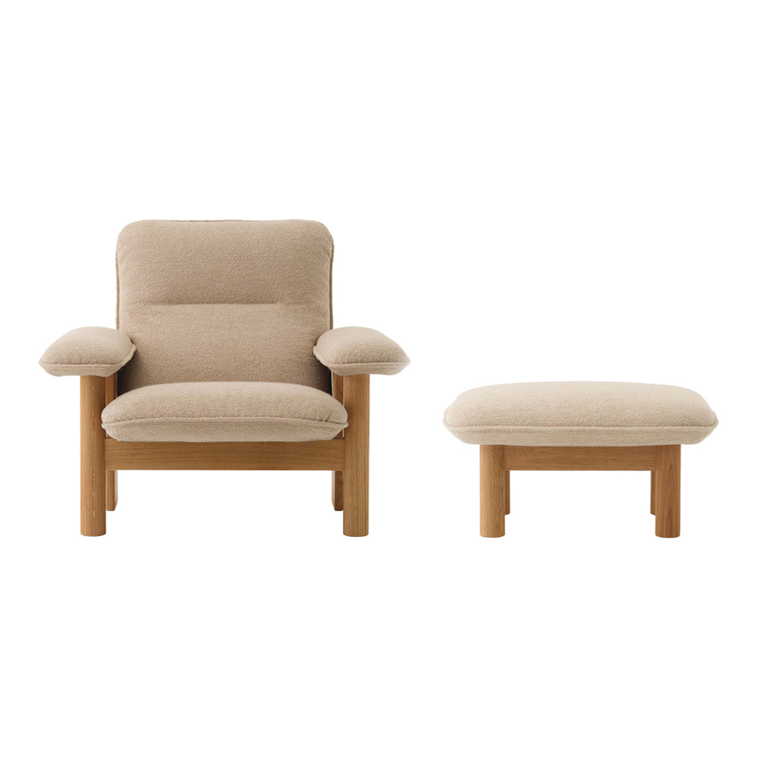 Brasilia Ottoman - Modern Round Storage Ottoman with Lift Top, Upholstered Footrest & Coffee Table - Perfect for Living Room, Bedroom & Home Decor