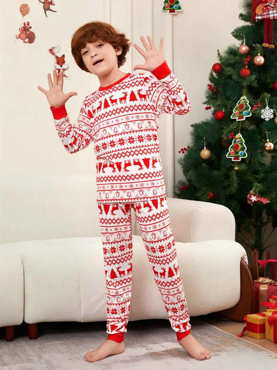 Reindeer Family Matching Christmas Pajamas Sets - Cozy Holiday Sleepwear for Women, Men & Kids | Perfect for Christmas Morning & Family Photos