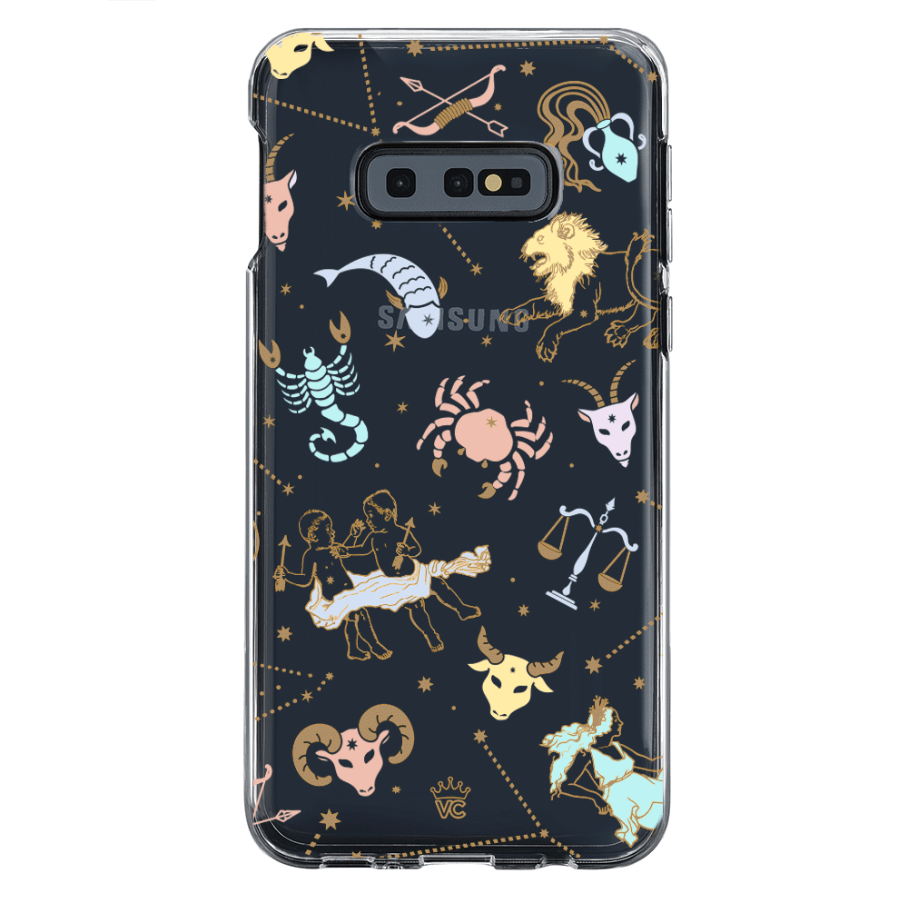Zodiac Clear Protective Case for Samsung Galaxy - Stylish & Durable Phone Cover for Everyday Use & Travel