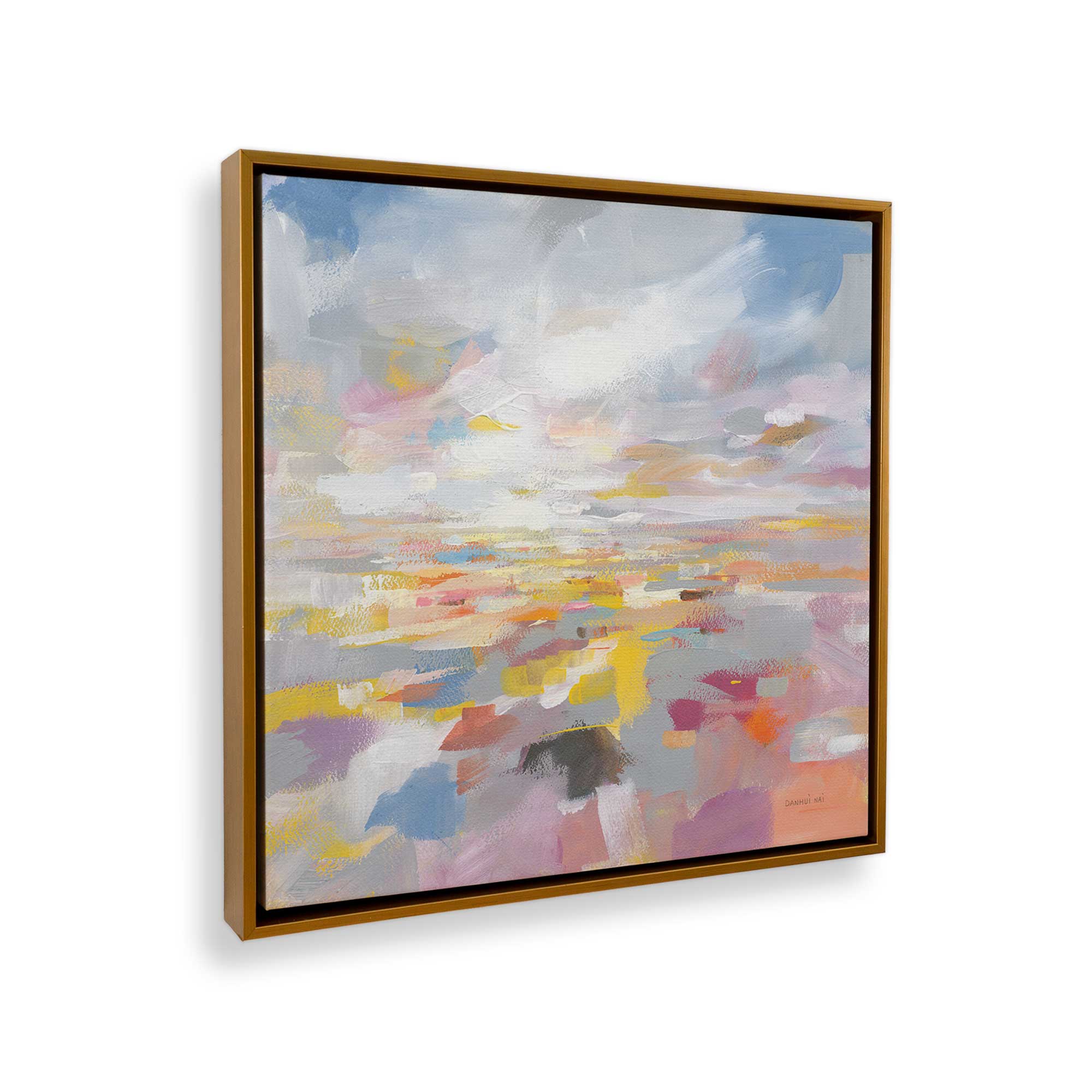 Dreamy Evening Abstract Canvas Wall Art - Modern Home Decor for Living Room, Bedroom & Office