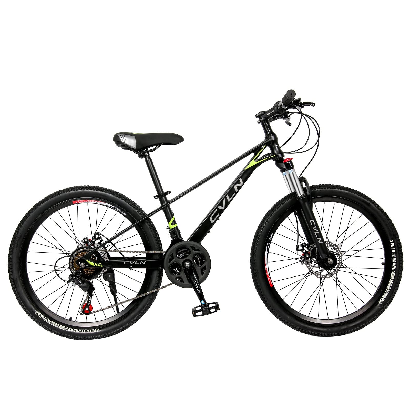 24-Inch Women's Mountain Bike with 21-Speed Gears & Lightweight Alloy Frame - Durable Full Body Paint - Perfect for Trail Riding, Commuting & Outdoor Adventures (26-Inch Wheels)