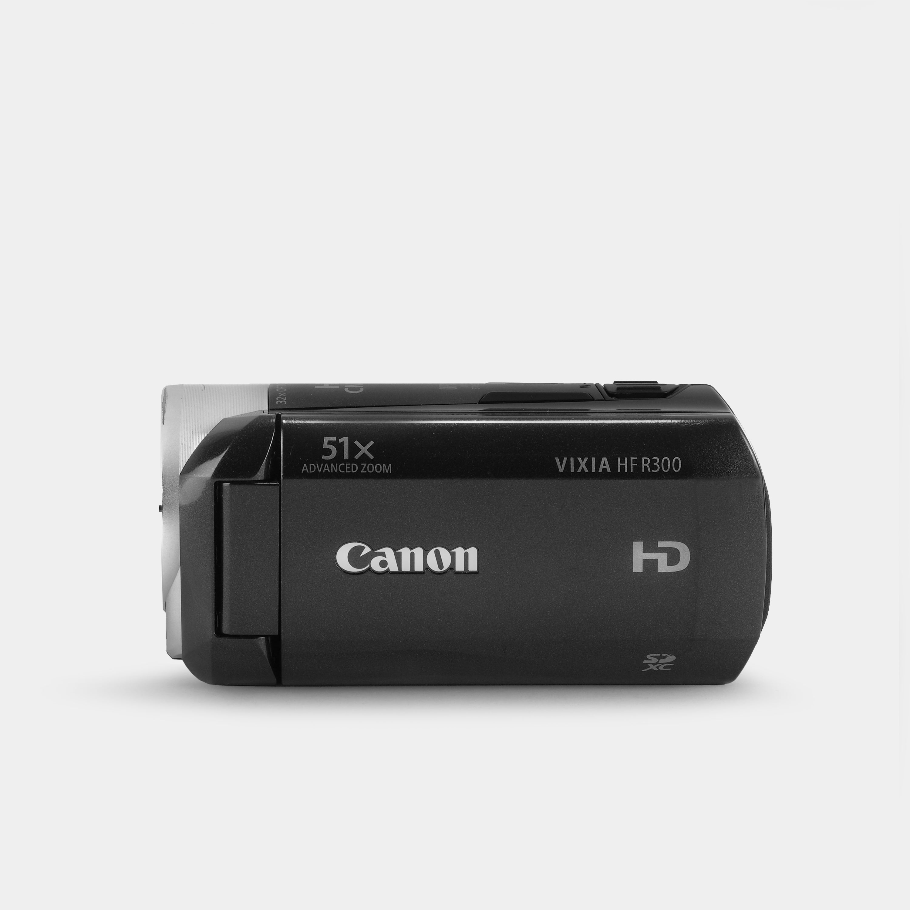 Canon Vixia HF R300 Full HD Digital Camcorder with 32x Optical Zoom - Perfect for Vlogging, Travel Videos & Family Memories