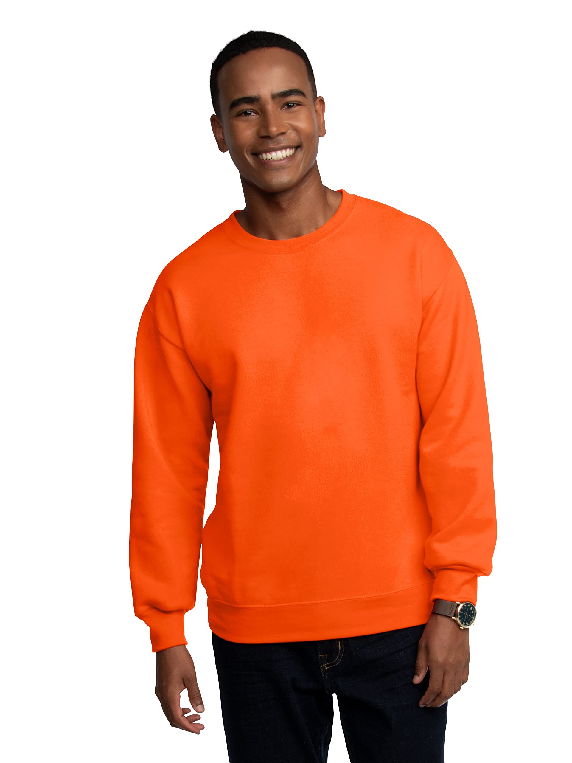 Fruit of the Loom Eversoft Fleece Sweatshirts & Hoodies for Men - Moisture Wicking, Breathable Fabric - Regular & Big & Tall Sizes - Perfect for Casual Wear, Workouts & Outdoor Activities