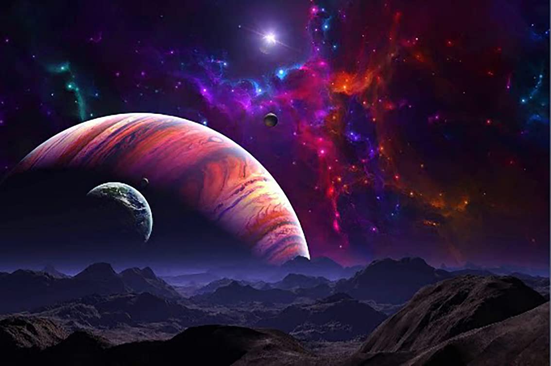 3000-Piece Space Galaxy Jigsaw Puzzle - Educational STEM Toy for Adults & Kids - Challenging Astronomy Puzzle for Home Decor, Christmas Gifts & Family Game Night