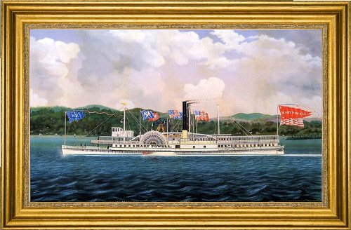 Art Oyster James Bard Mary Powell - 18x27 Inch Premium Canvas Wall Art with Gold Frame - Perfect for Living Room, Bedroom & Office Decor