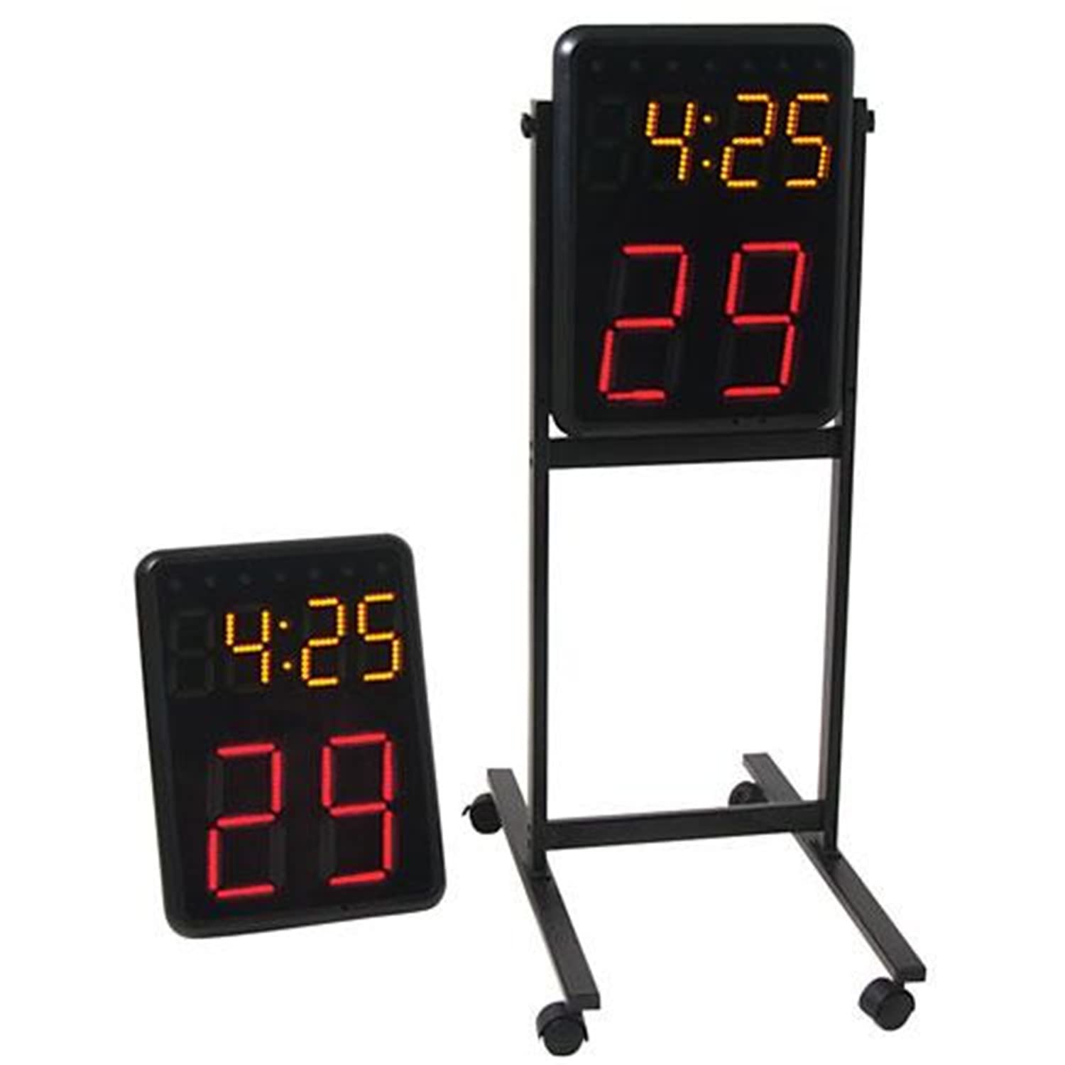 BSN Wireless Shot Clocks & Controller - Basketball Game Timer System for Courts, Gyms & Tournaments - Perfect for Coaches, Referees & Scorekeepers