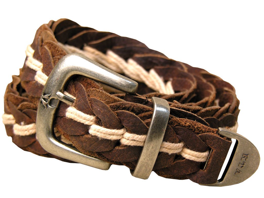 KAKADU Premium Hand Braided Buffalo Leather Belt for Men - Durable & Stylish Western Fashion Accessory for Cowboy Boots, Jeans & Outdoor Adventures
