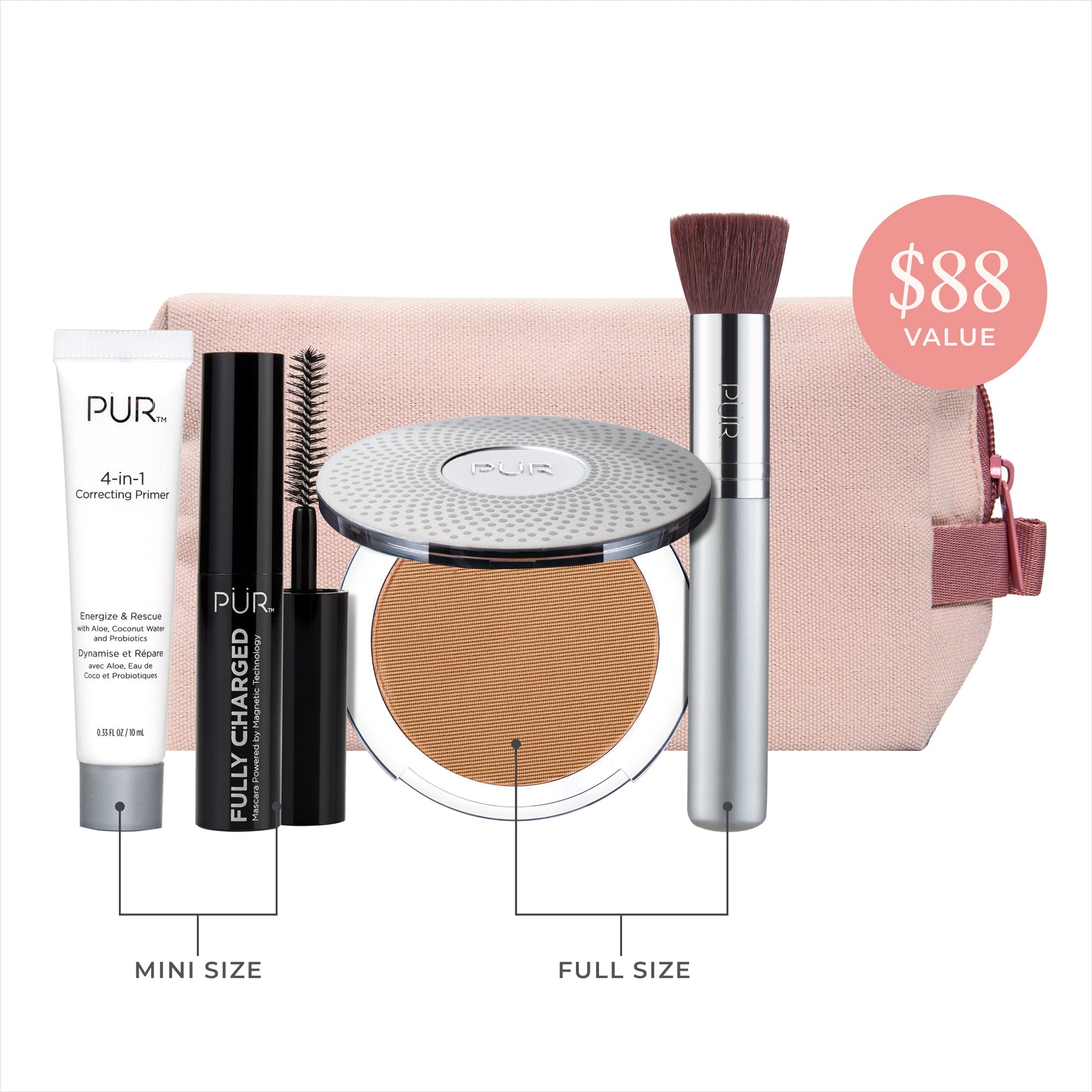 PÜR 5-Piece Start Now Makeup Set - Limited Edition Collection for Flawless Beauty | Perfect for Everyday Glam & Special Occasions