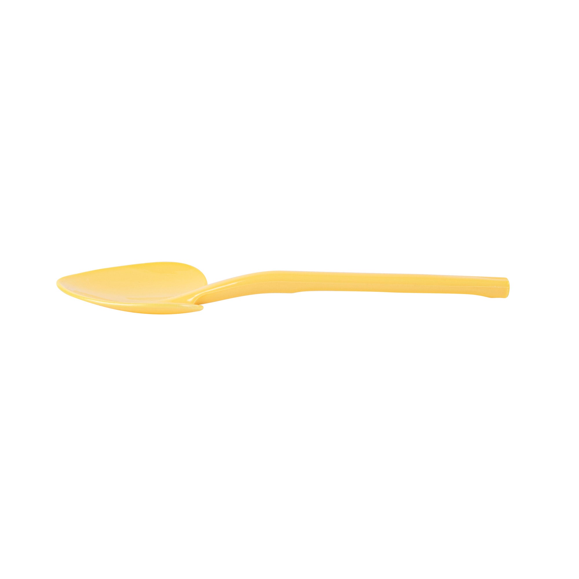 100-Pack Yellow Plastic Baby Love Shovel Spoons (3.5