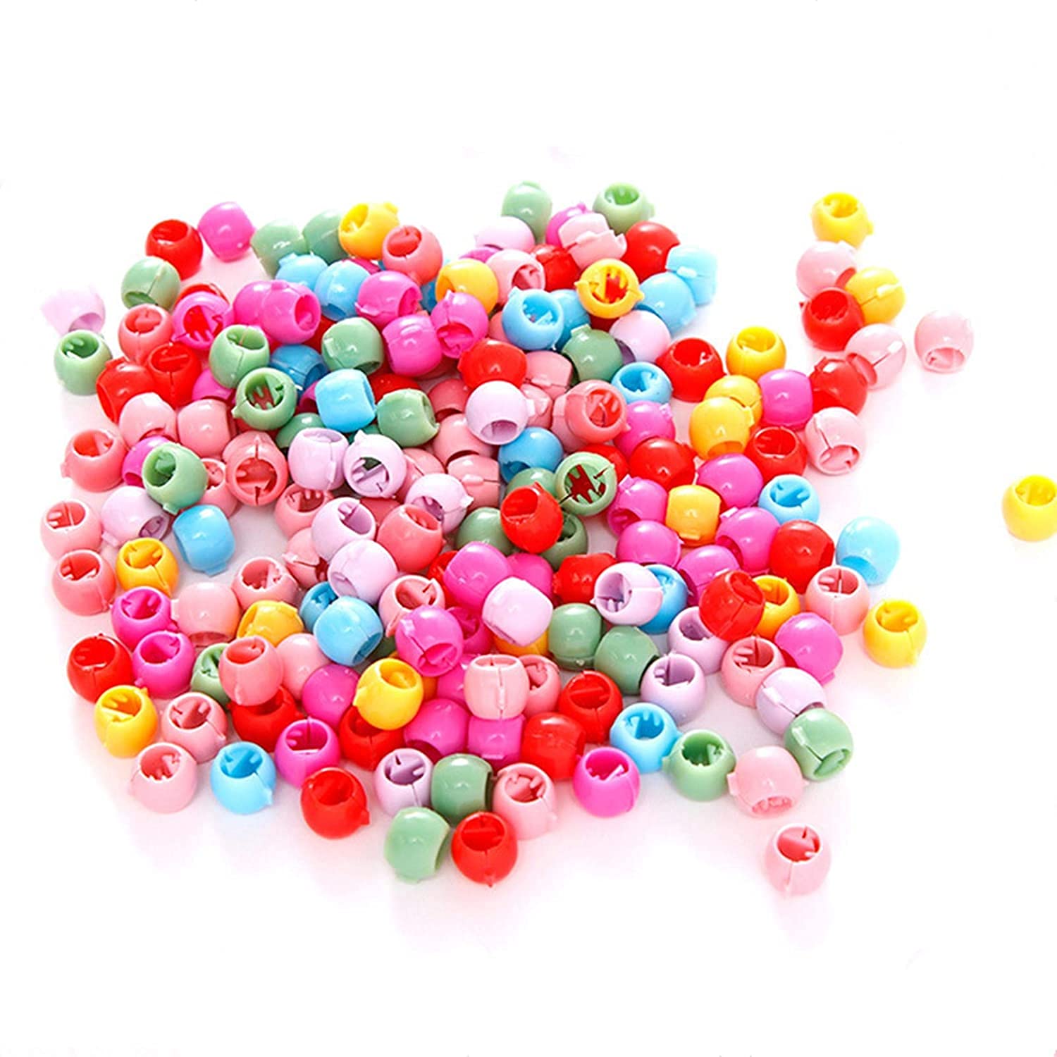 100 Pcs Mini Rainbow Hair Clips & Tiny Claw Clips for Braids - Cute Hair Accessories for Girls & Women - Perfect for School, Parties & Daily Styling