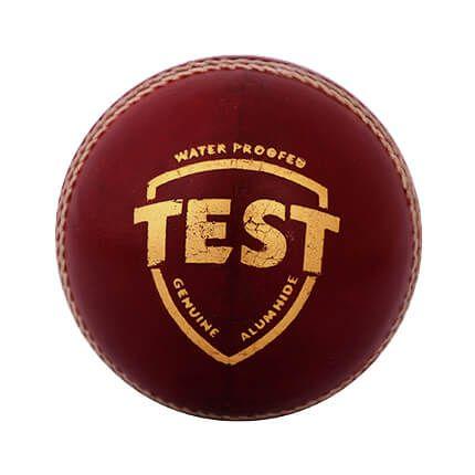 SG Official Test Cricket Ball - Red Leather Match Ball for Professional & Recreational Cricket - Perfect for Practice, Training, and Competitive Matches