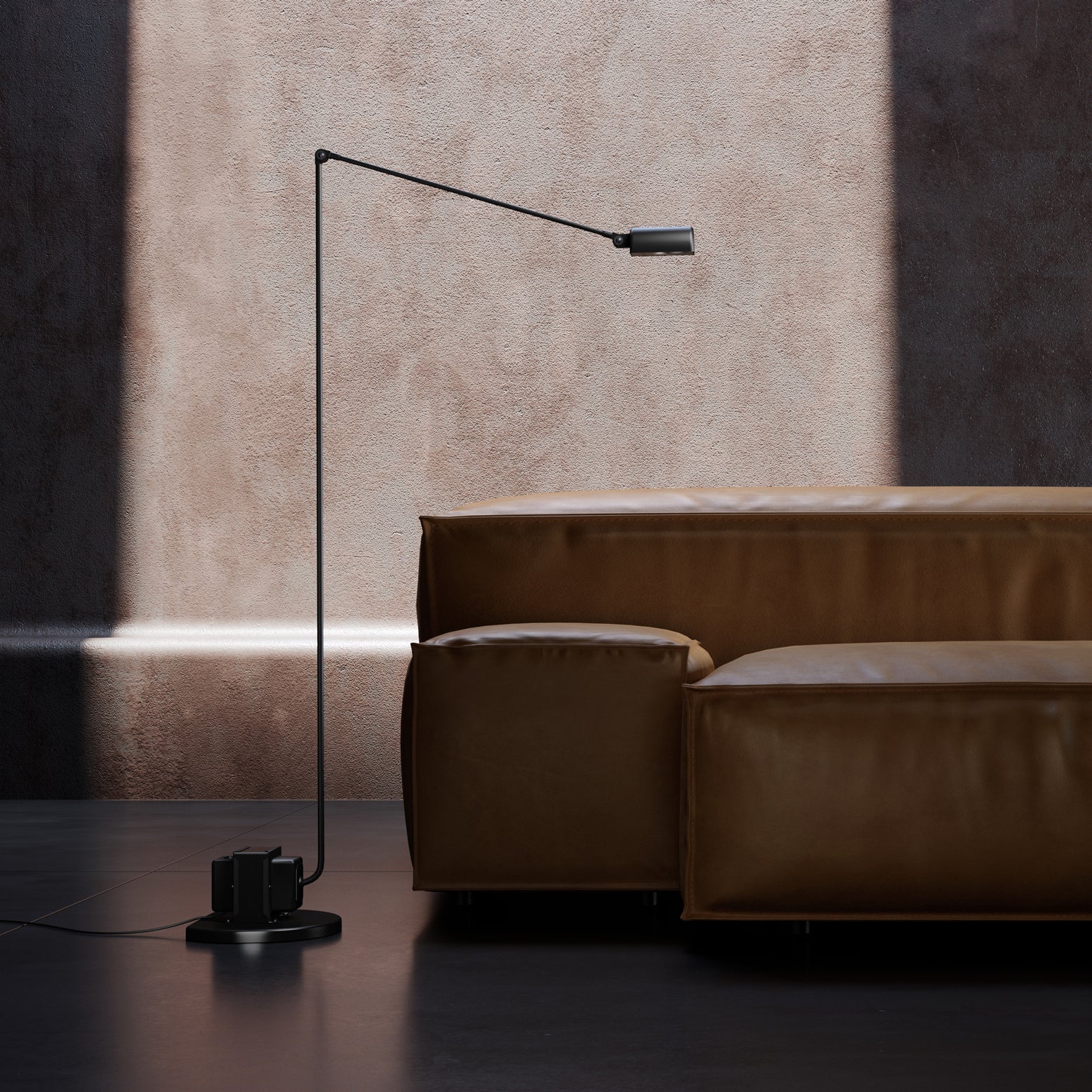 Modern Dynamo LED Floor Lamp - Adjustable Brightness & Color Temperature for Living Room, Bedroom, or Office - Energy Efficient Standing Light with Remote Control