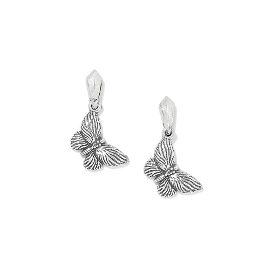 Bloom Butterfly Petite Post Drop Earrings - Dainty Floral Stud Earrings for Women - Perfect for Weddings, Date Nights & Everyday Elegance