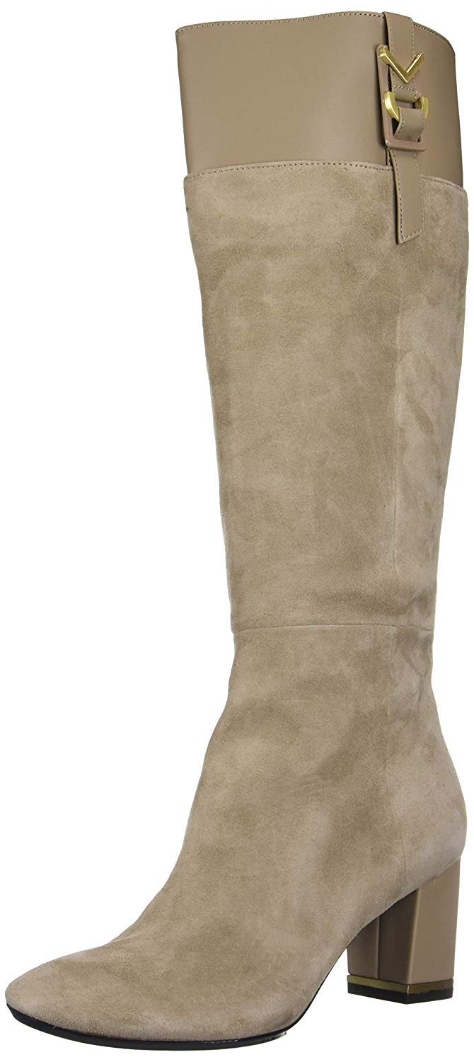 Calvin Klein Women's Candace Knee High Boots - Stylish Leather Boots for Women, Comfortable & Fashionable Knee-High Boots for Fall, Winter, Office & Night Out