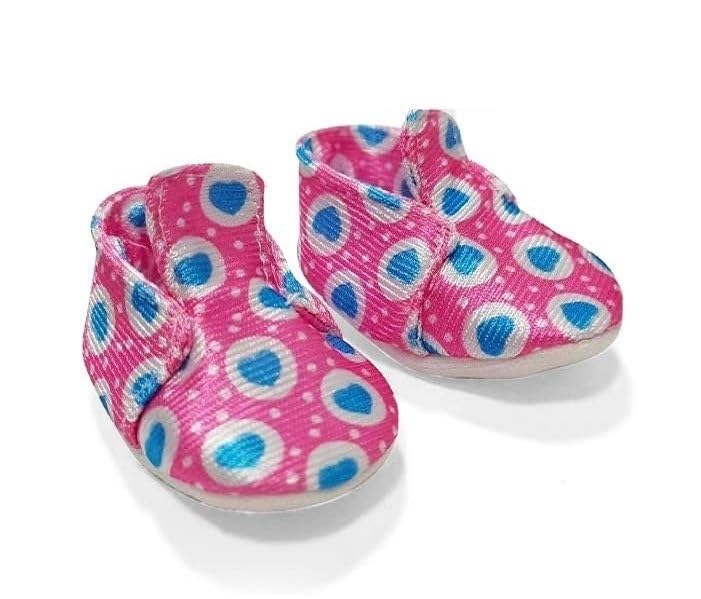 5 Pairs of Newborn Reborn Baby Doll Shoes for 10-12 Inch Dolls - Soft & Comfortable Baby Doll Accessories for 12 Inch Dolls (Pattern 2) - Perfect for Dress Up, Role Play, and Collectible Dolls