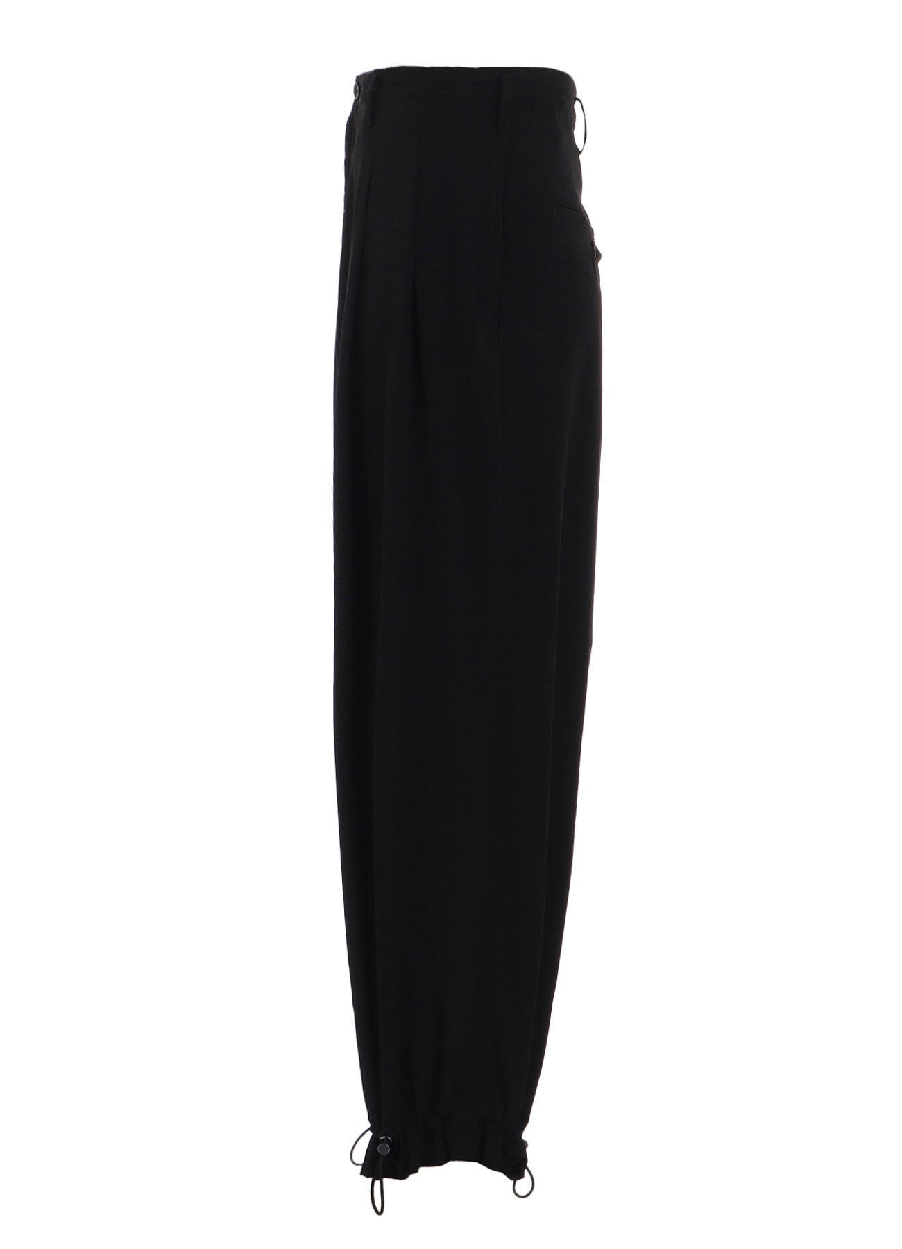 CREPE DE CHINE 2 TUCK HEM DRAWCORD PT - Elegant Flowy Women's Blouse with Adjustable Drawstring for Casual & Office Wear