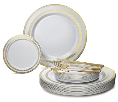 A7. Lace White & Gold, Gold Silverware