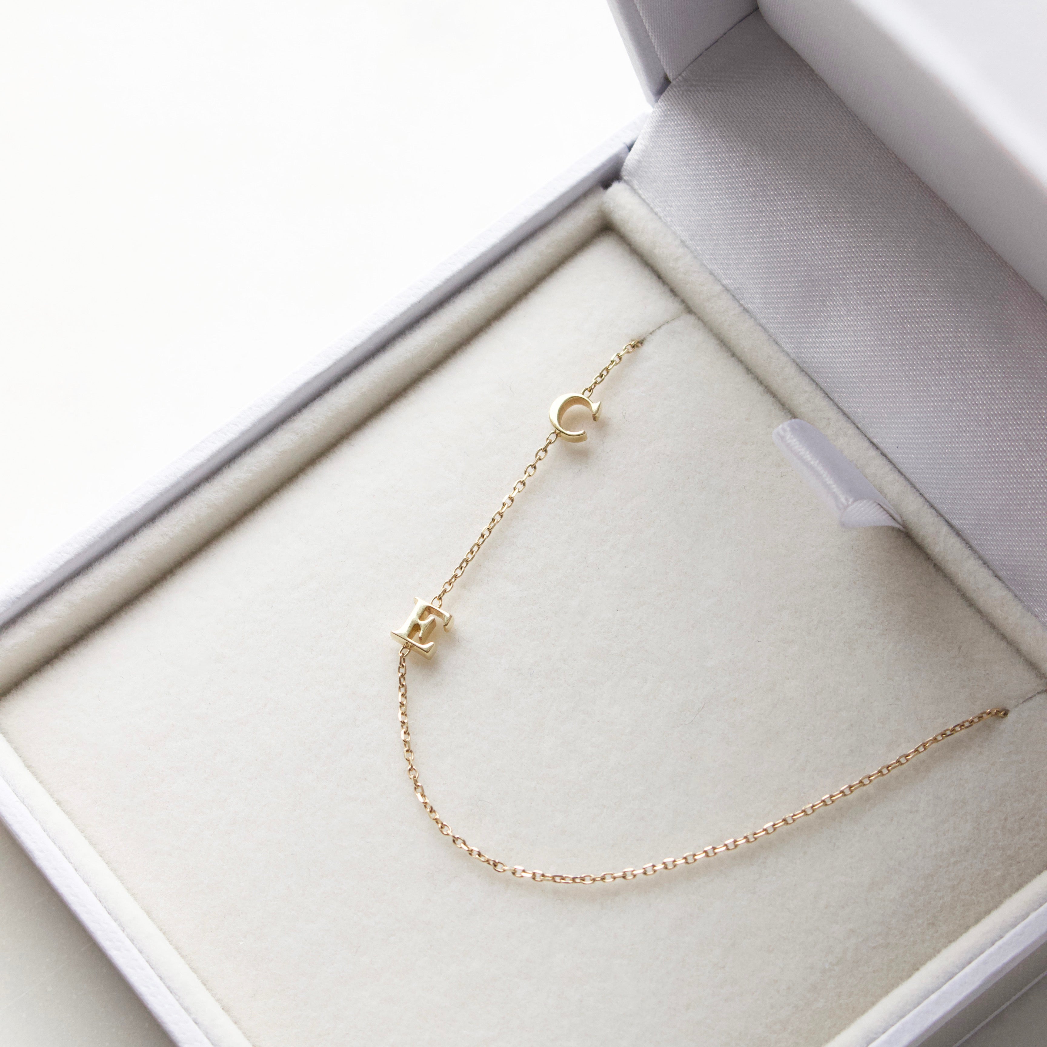Personalized Initial Bracelet for Women - Custom Name Letter Jewelry Gift for Her - Perfect for Birthdays, Anniversaries & Special Occasions